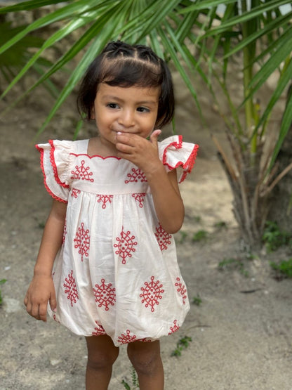 Tassled Shortie Romper - Chichen Itza