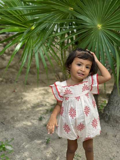 Tassled Shortie Romper - Chichen Itza