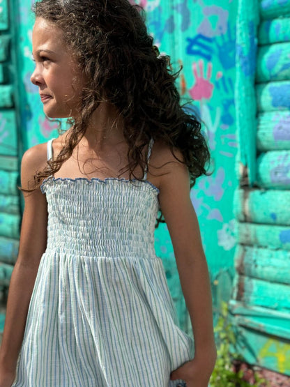 Bacalar Shirred Sun Dress