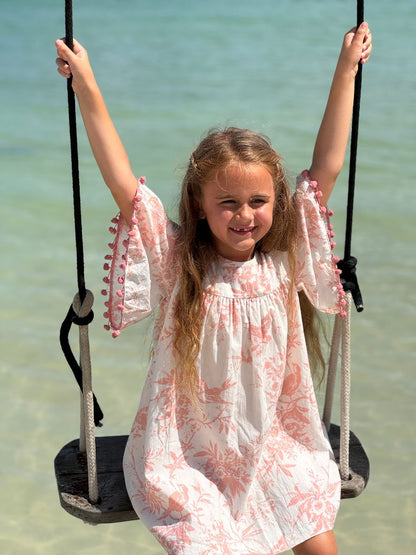 Isla Holbox Cascade Sleeve Dress