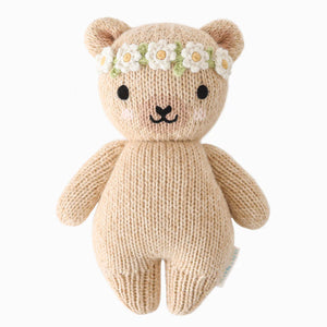 Baby Honey Bear Ivory Floral