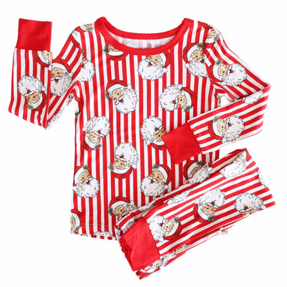 Christmas Bamboo Two Piece Pajama Sets - Santa Claus Lane