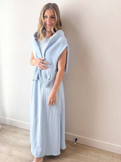 Charlotte Midi Dress - Light Blue