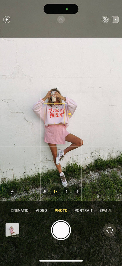 Favorite parent sweatshirt - Blush/Red
