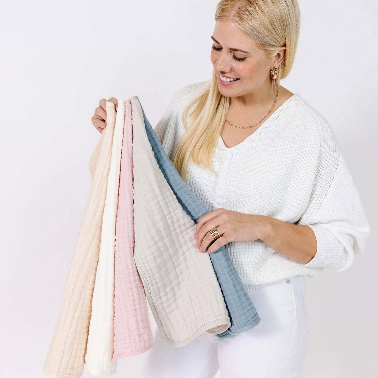Cloud Muslin™ Burp Cloth 2 Pack - Cream