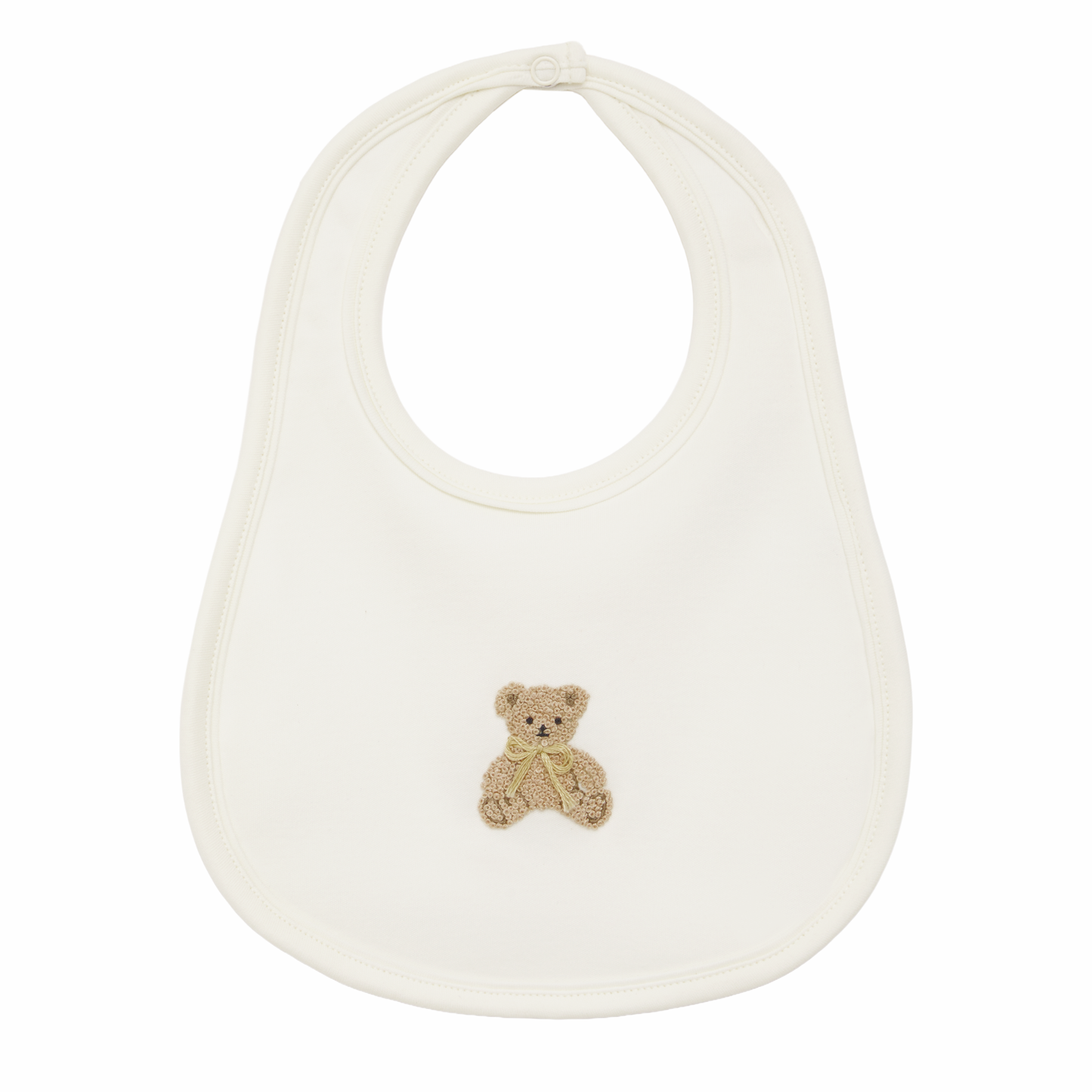 Bear Hugs Bib - Ivory