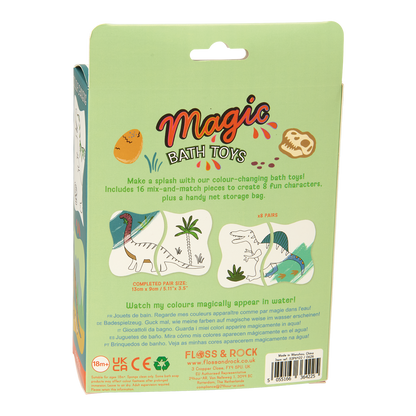 Dinosaur Magic Water Bath Toys