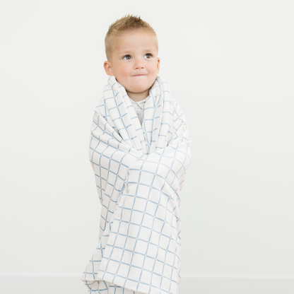 Minky Stretch Toddler Blanket - Secret Garden