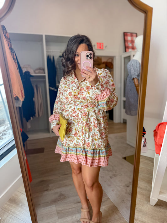 On Vacation Belted Dress