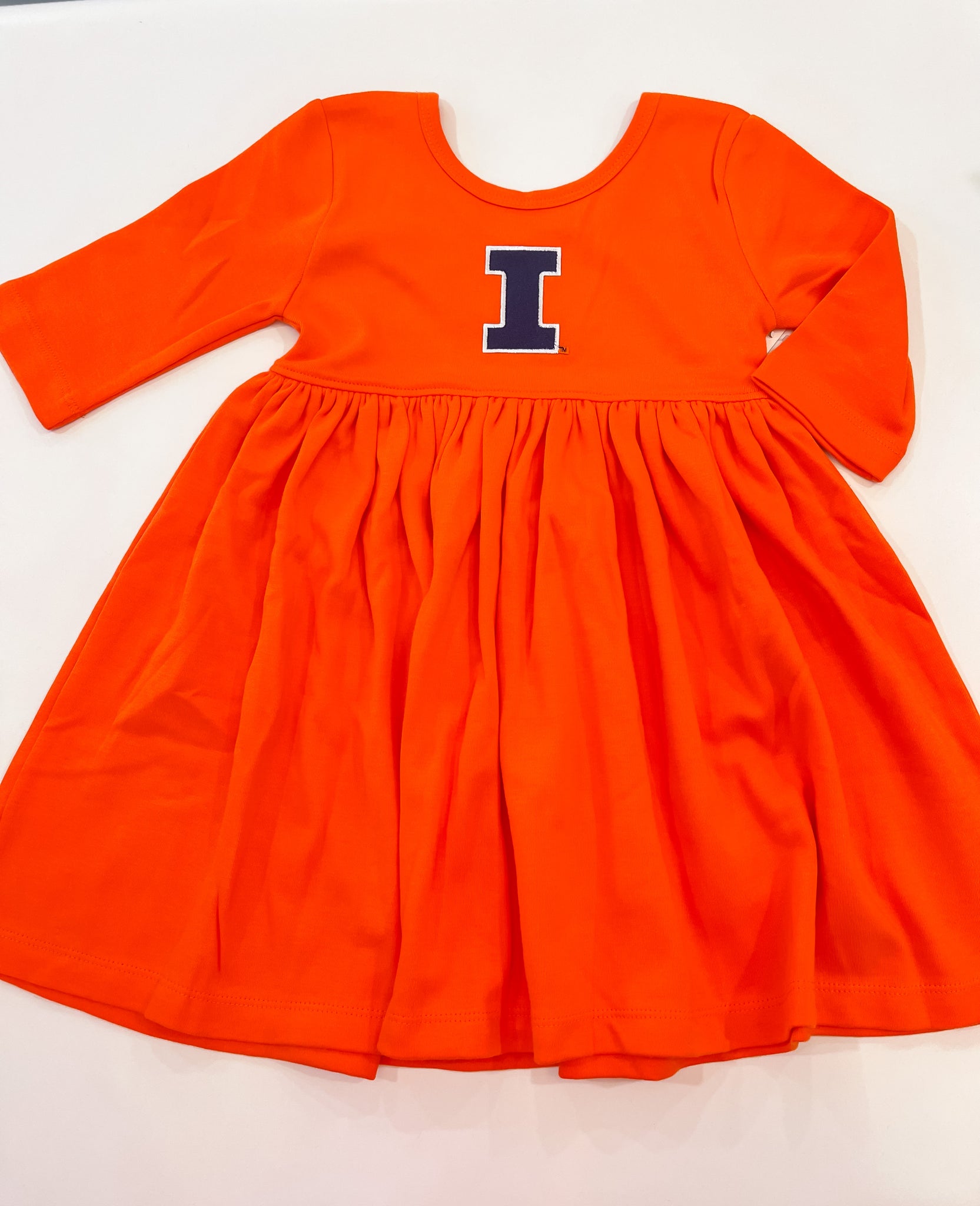 Illini Spin Dress - Orange