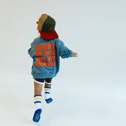 Sorry, My Dog Ate My Homework Graphic Crewneck