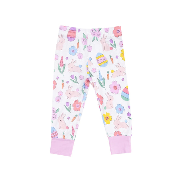 Easter Bunnies Pink Short Sleeve Loungewear Set