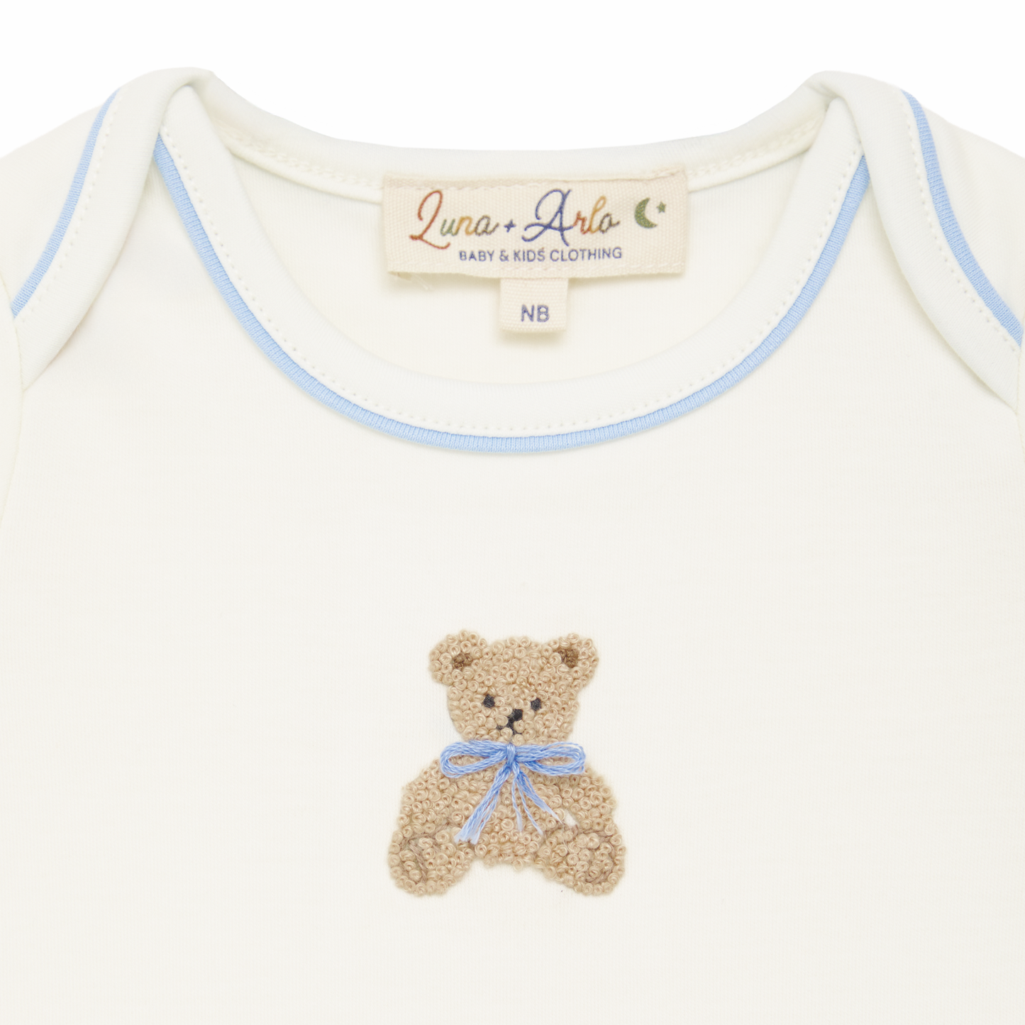 Bear Hugs Lap Bodysuit - Sky Blue