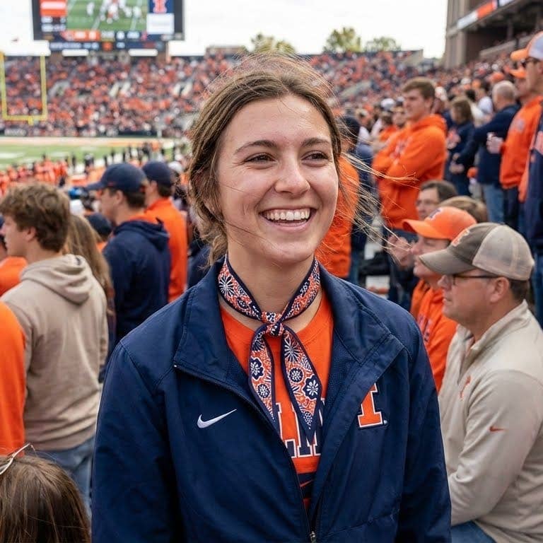 Skinny Scarf – Illinois Fighting Illini