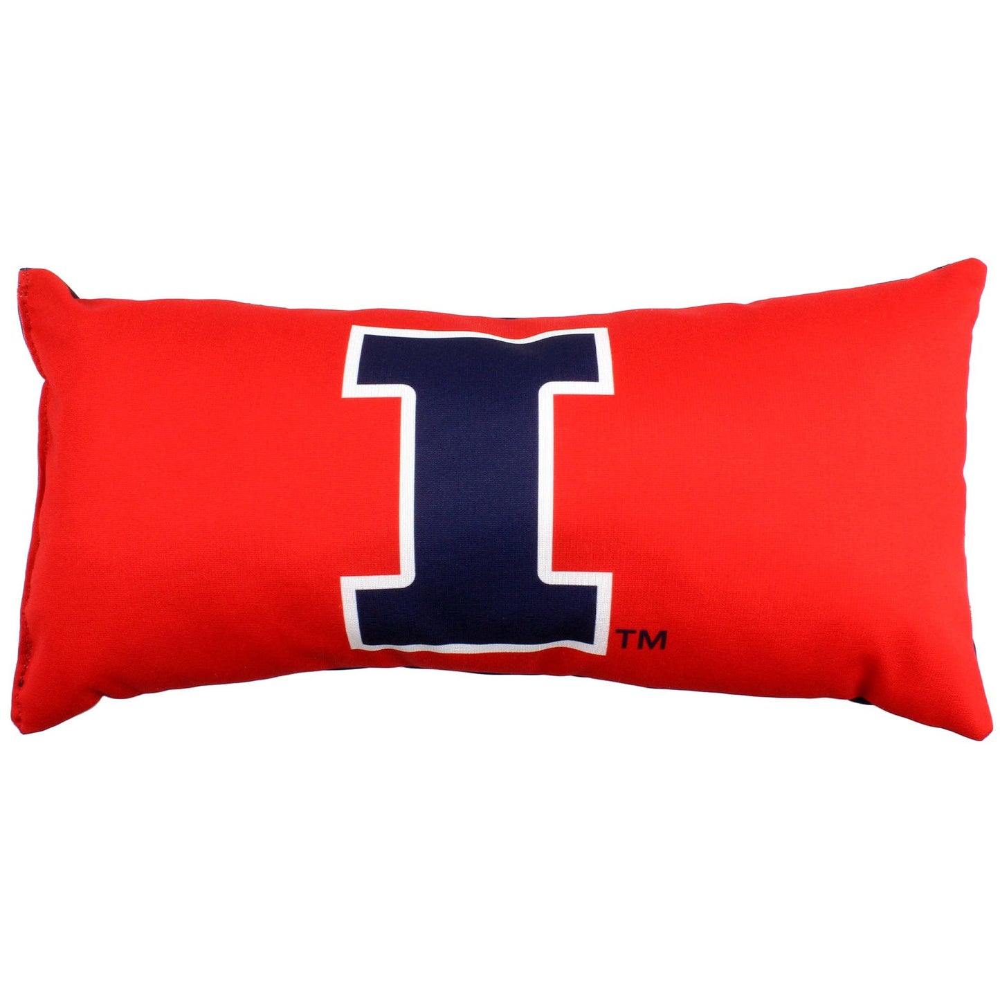 Illinois Fighting Illini 2 Sided Bolster Travel Pillow, 16" x 6"