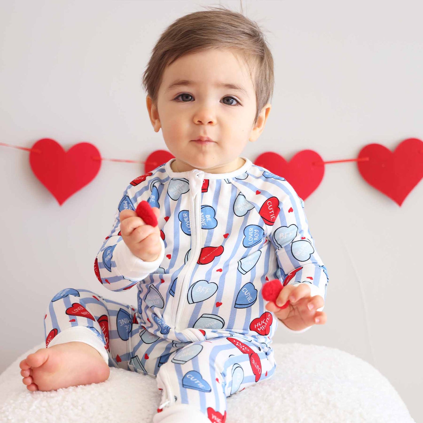 Sweet Like Candy Convertible Zip Romper - Blue