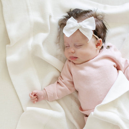 Heirloom Cotton Knit Set - Pink