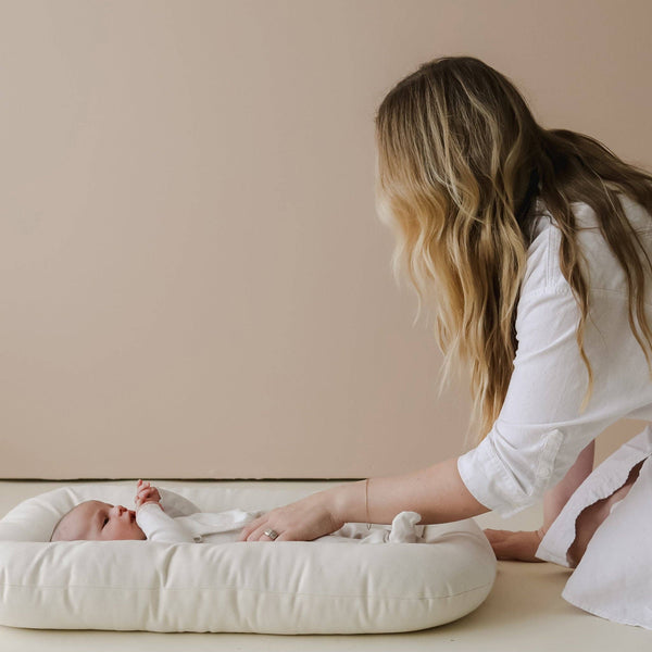 Snuggle Me Organic - Infant Lounger | Natural