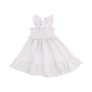 Ogee Floral Smocked Ruffle Sundress