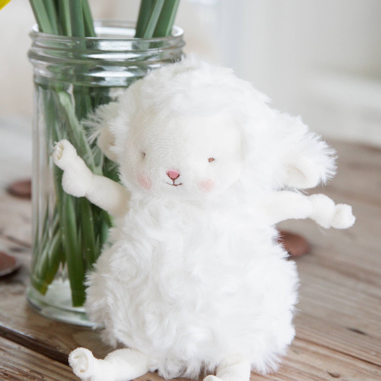 Roly Poly Kiddo - White Lamb