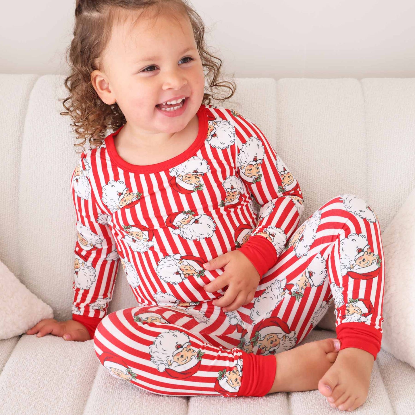 Christmas Bamboo Two Piece Pajama Sets - Santa Claus Lane