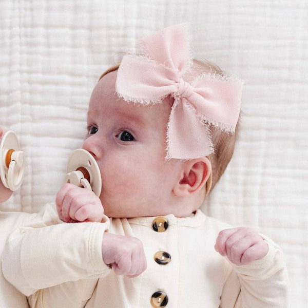 Blush Bow Headband