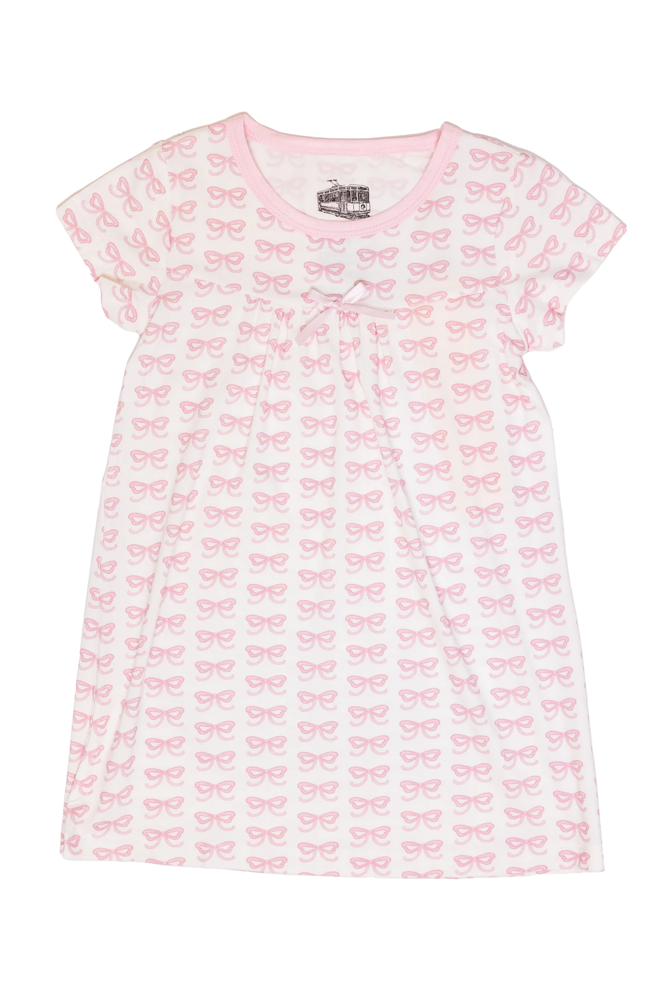 The Uptown Baby - Bows Bamboo Nightgown