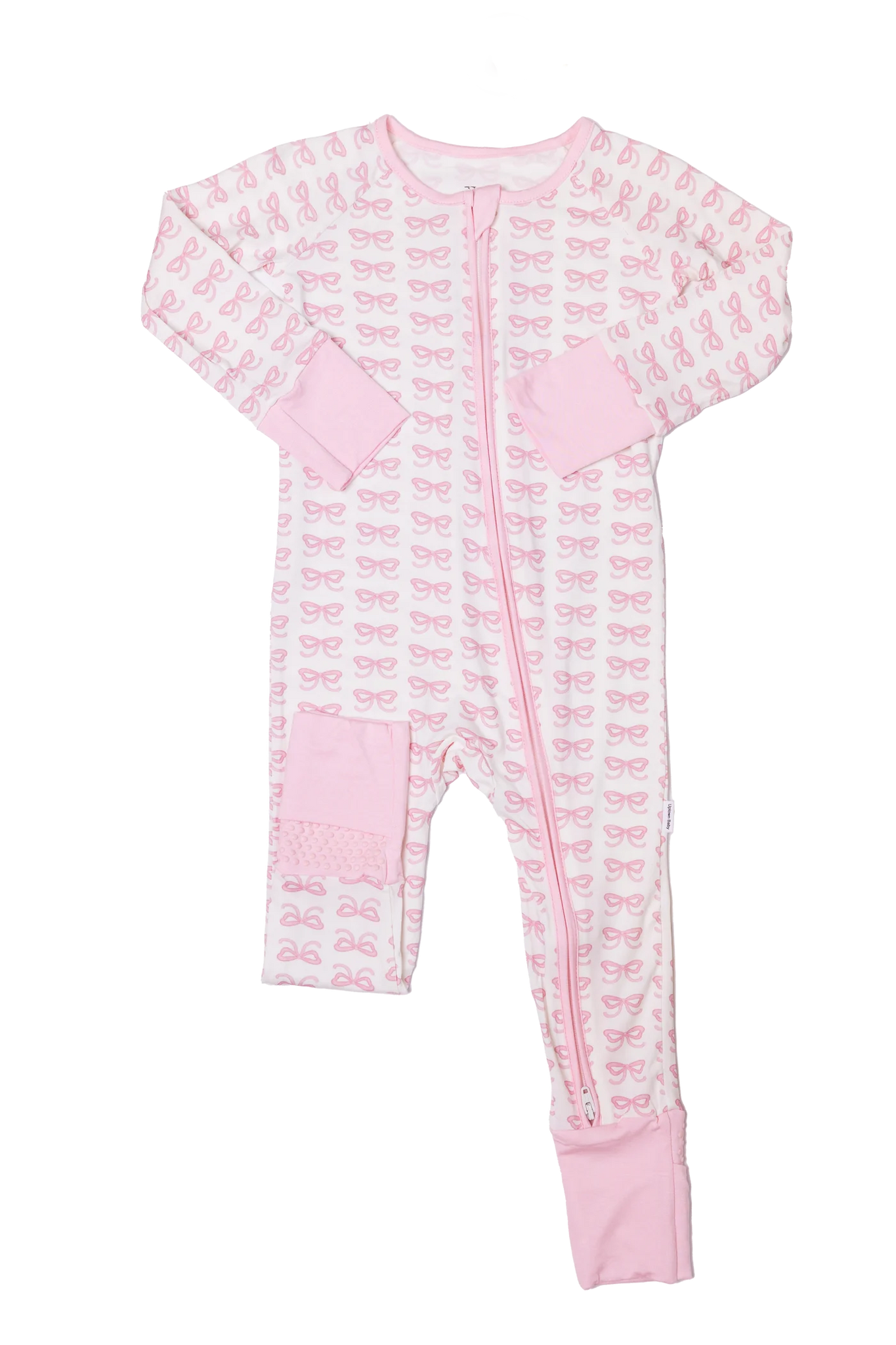 The Uptown Baby - Bow Sleep Romper