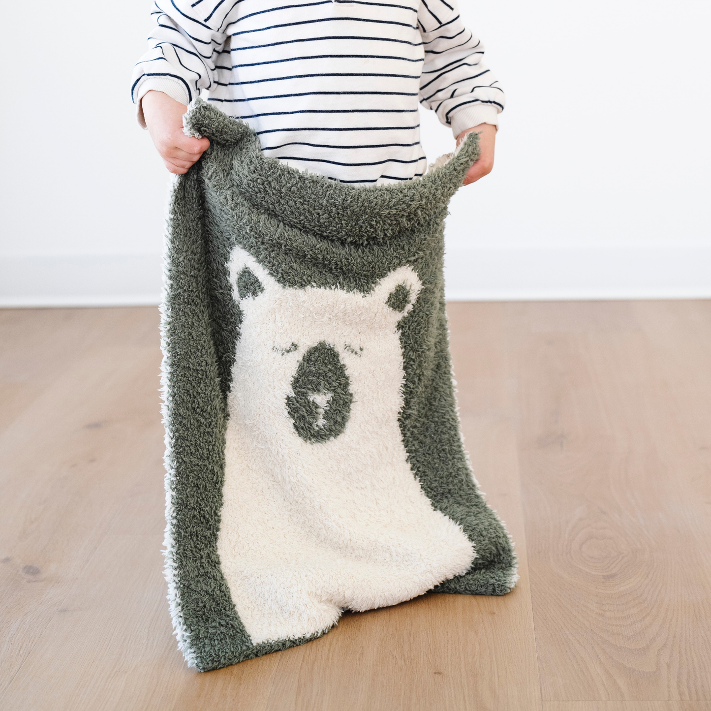 Double Layer Bamboni Mini Blanket: Bear Double Layer