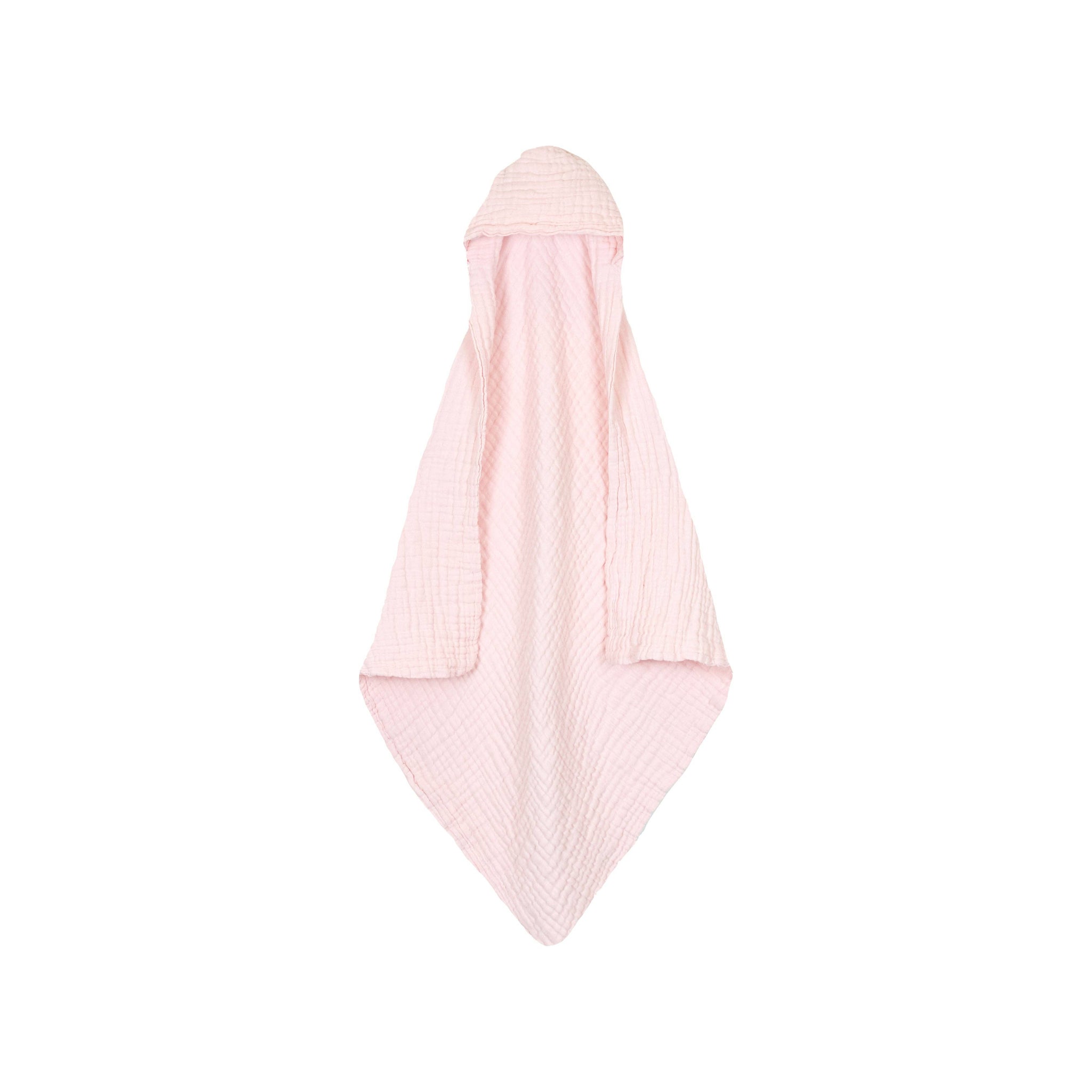 Infant Hooded Bath Towel - Blush