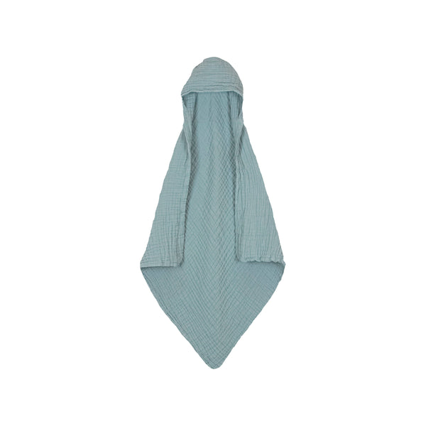 Infant Hooded Bath Towel - Steel