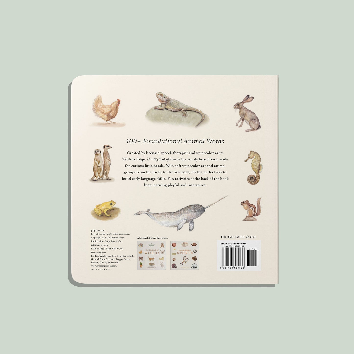 Paige Tate & Co. - Our Big Book of Animals (Board Book)