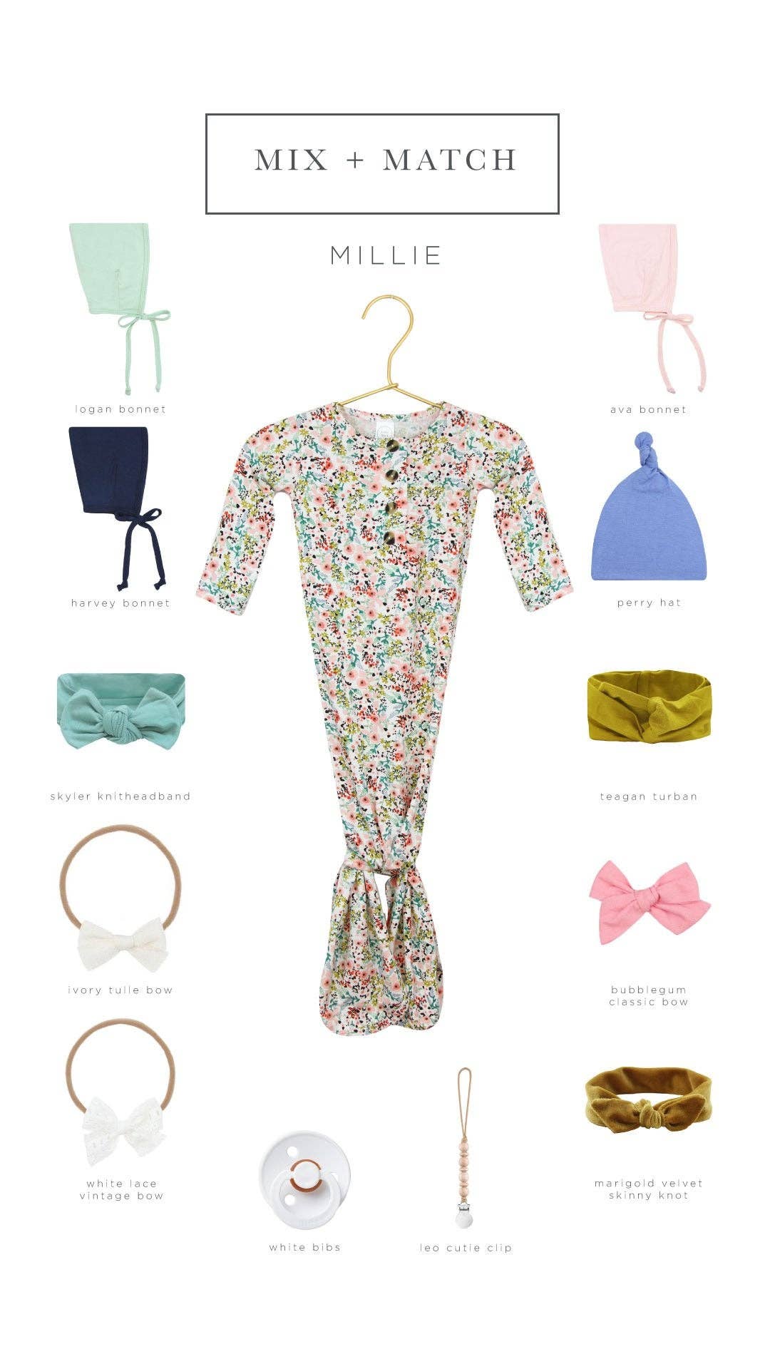 Millie Knotted Gown