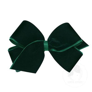 Small King Classic Bow - Forest Green