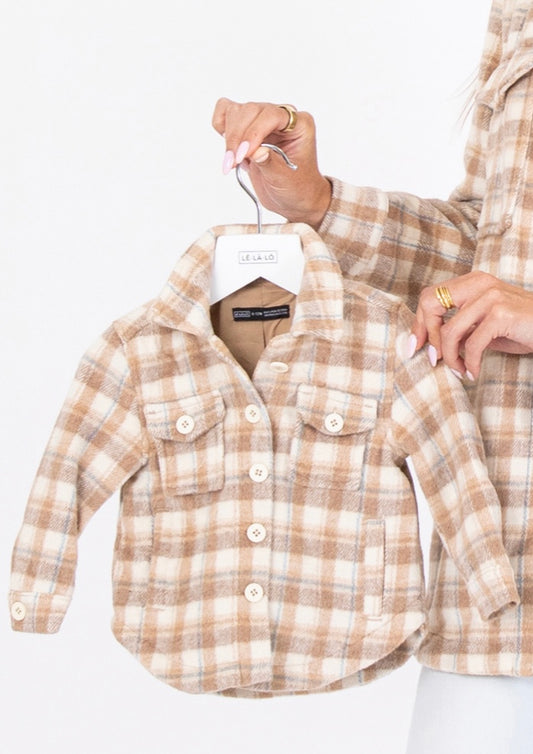 Flannel Over Shirt - Kids