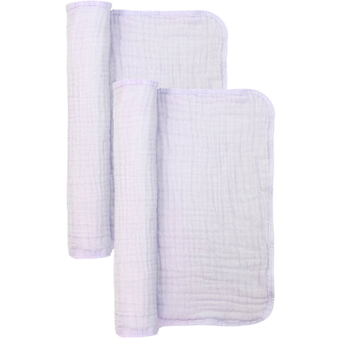 Cloud Muslin™ Burp Cloth 2 Pack - Lilac