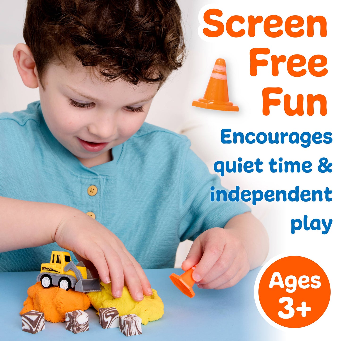 Sensory Mini Play Kit Jar with Cloud Clay