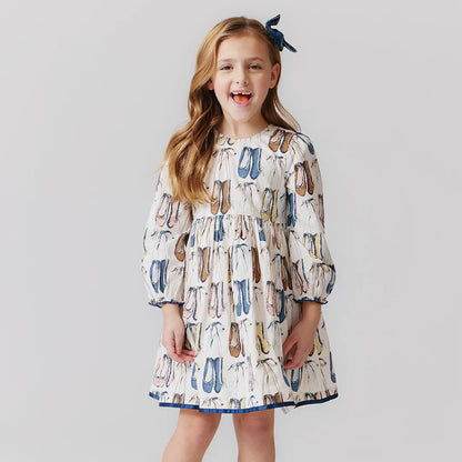 Girls Amma Dress - Ballet Slipper