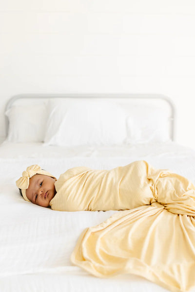 Birdie Ribbed Swaddle Blanket