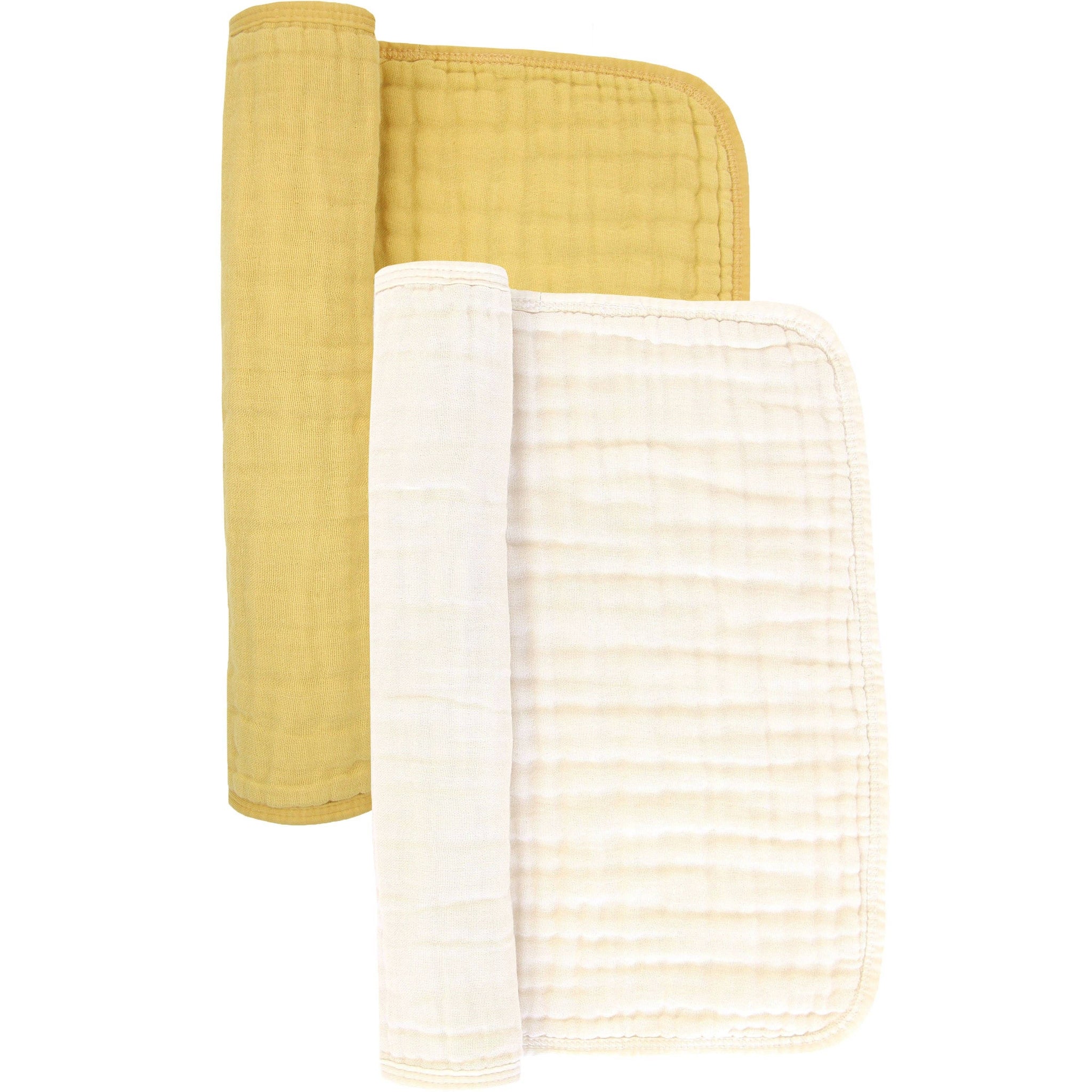 Cloud Muslin™ Burp Cloth 2 Pack - Honey + Cream