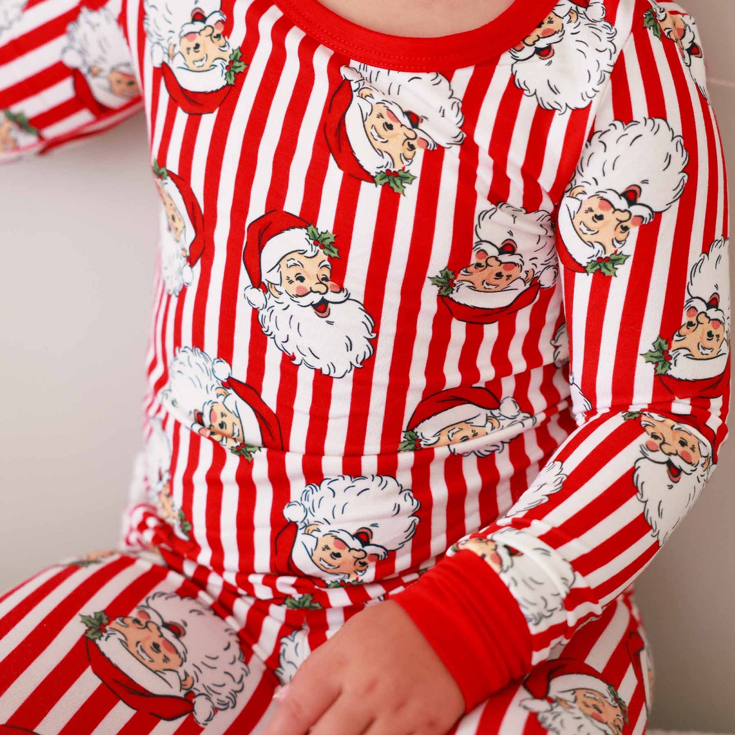 Christmas Bamboo Two Piece Pajama Sets - Santa Claus Lane
