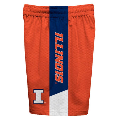 Illinois Fighting Illini Athletic Mesh Short