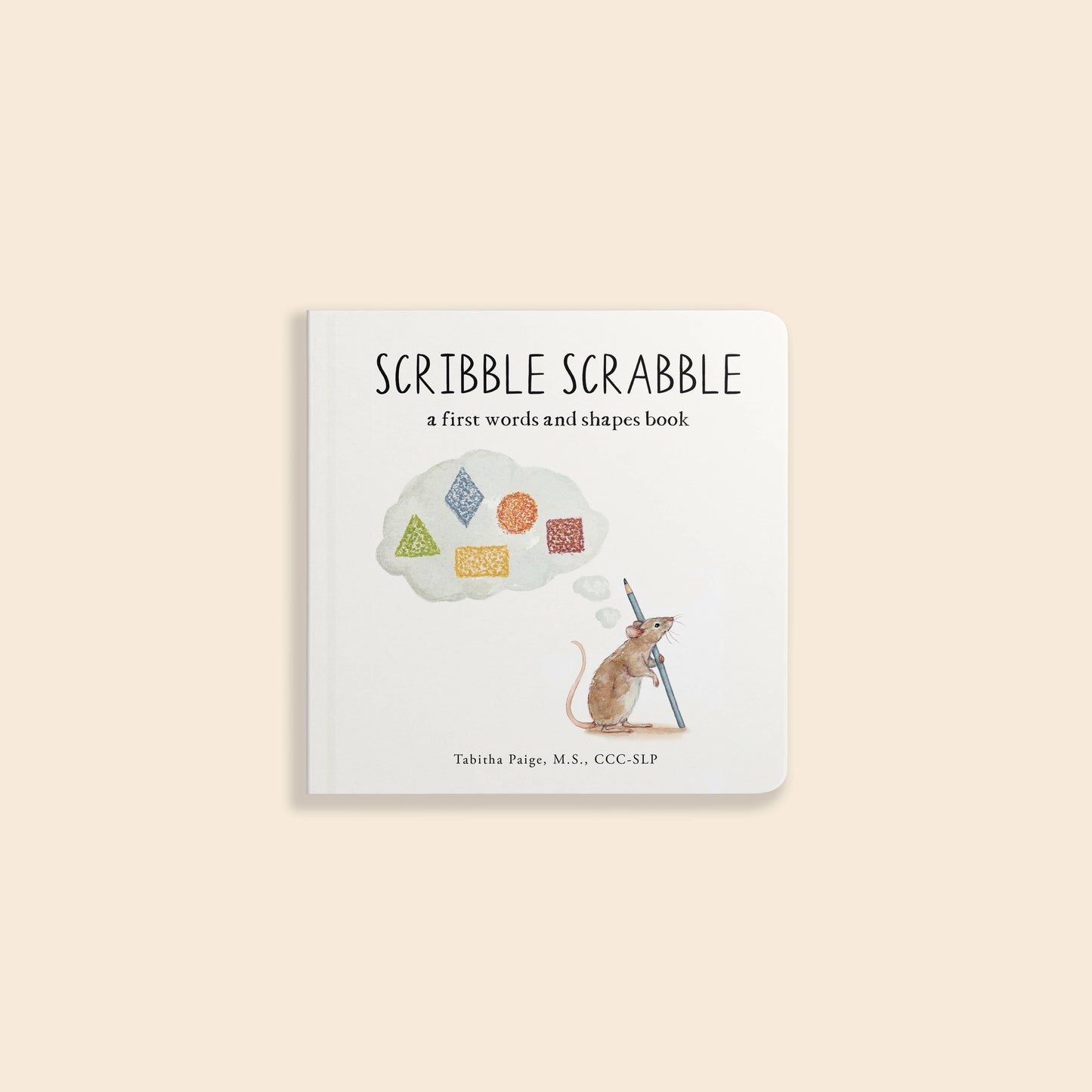 Scribble Scrabble: A Board Book of First Words