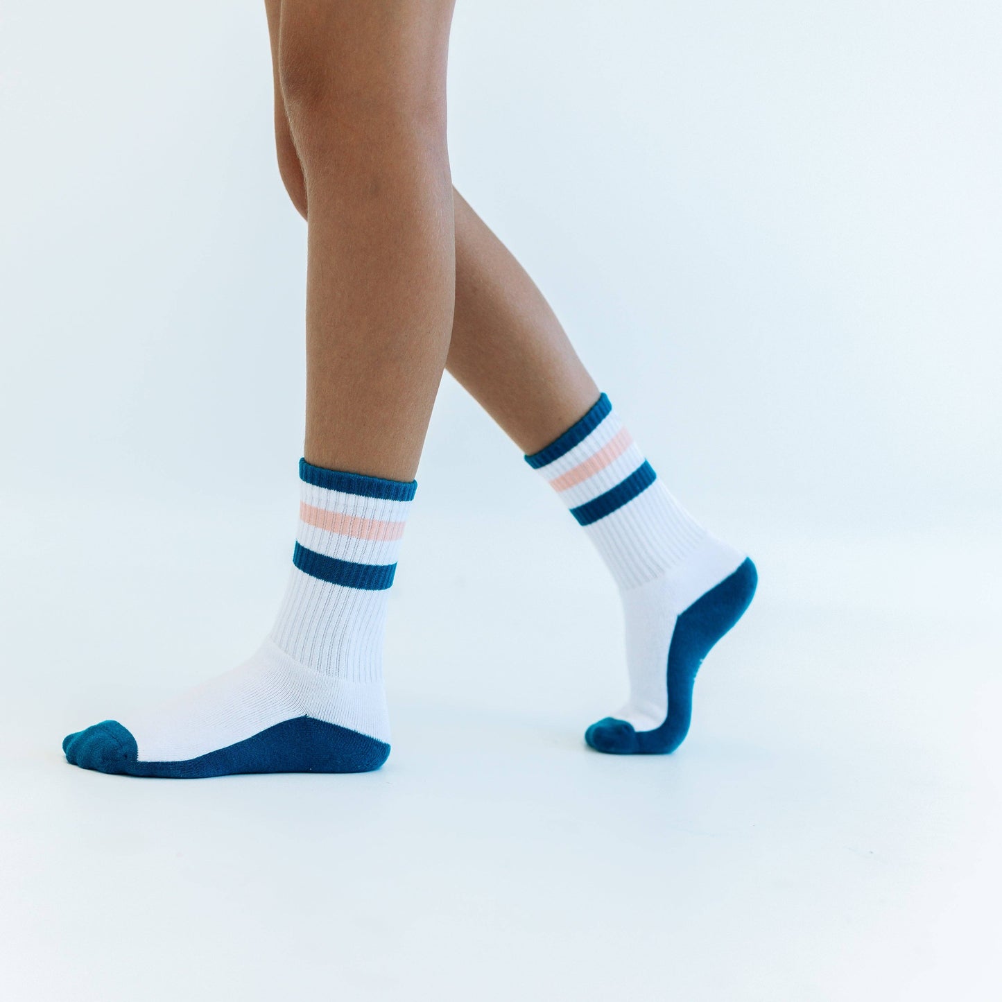 Pink & Teal Tube Socks