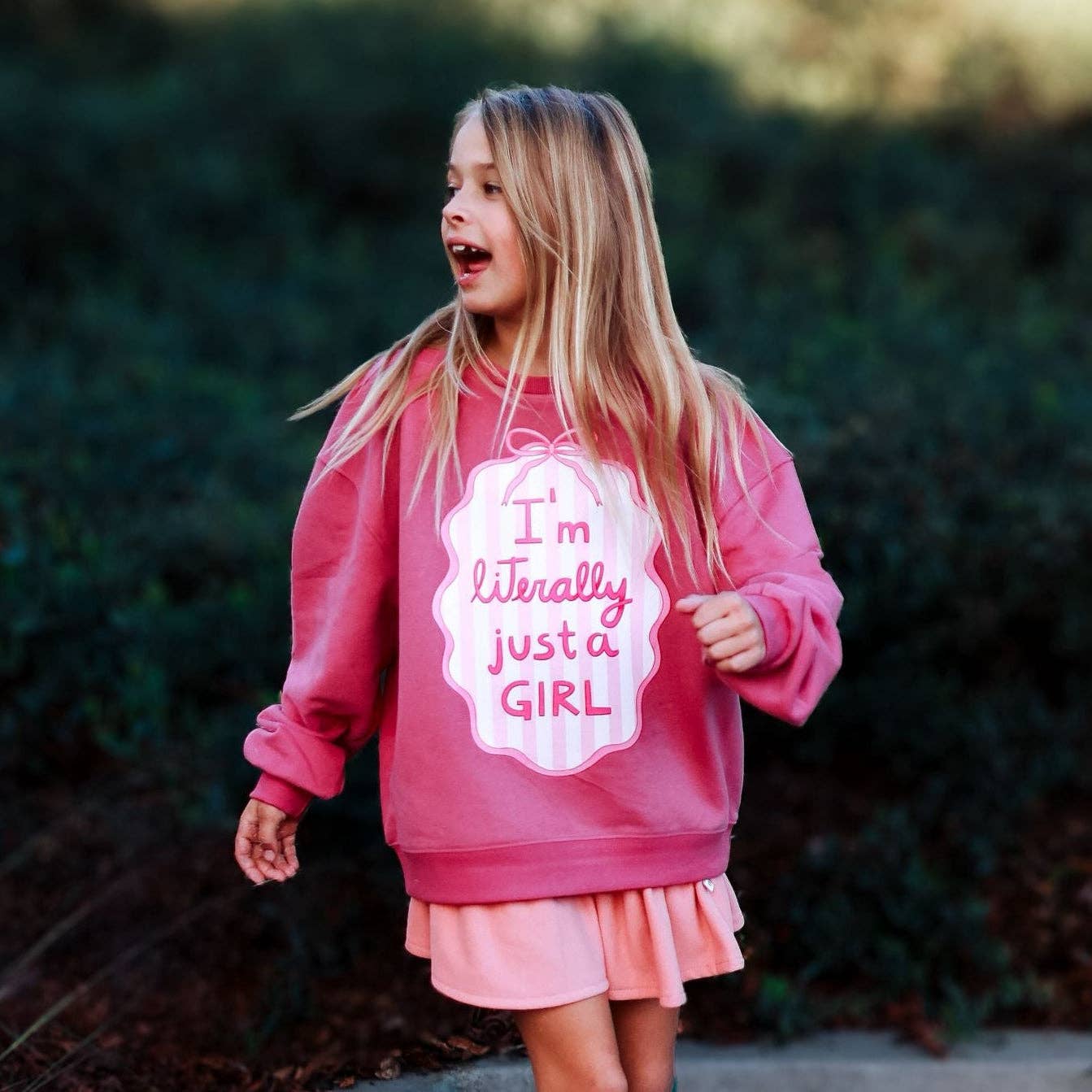 I'm Literally Just a Girl - Pullover Crewneck