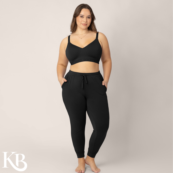 Kindred Bravely - Everyday Maternity & Postpartum Lounge Joggers: Black