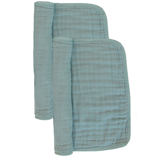 Cloud Muslin™ Burp Cloth 2 Pack - Steel