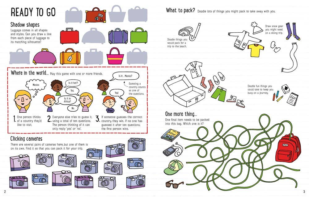 Vacation Activity Book : Usborne