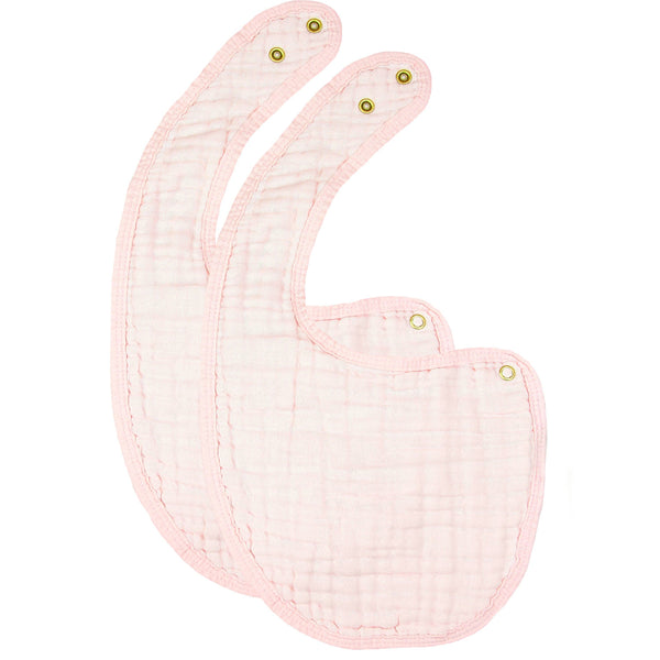 Cloud Muslin™ Bib 2 Pack - Blush