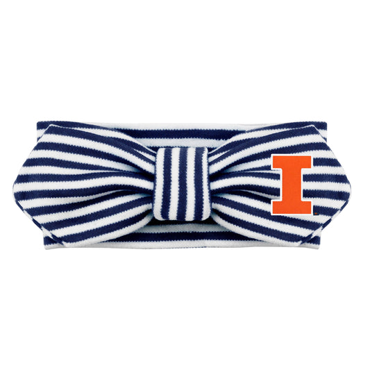 llinois Fighting Illini Infant and Toddler Hair Knot : Navy